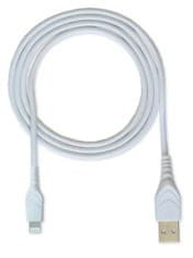 CUBE1 Adatkábel USB &gt; Lightning, 2m LM05-1102A -WHITE/2M, fehér