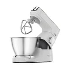 Kenwood KVC65.001WH Titanium Chef Baker konyhai robotgép beépített mérleggel, 1200W, Dagasztó, keverő, habverő kar, 5 Literes fém keverőtál, Időzítő, Fehér (KVC65.001)