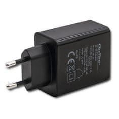 Qoltec hálózati töltő 30W | 5-20V | 1.5-3A | USB type C | PD
