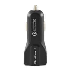 Qoltec autós töltő | Qualcomm QuickCharge 3.0 12-24V | 3A | USB