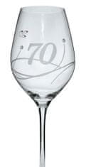 Celebration Jubileumi születésnapi pohár 70év S. crystals (1db)