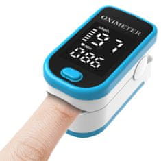 Northix Digitális ujjbegyű pulzoximéter - kék 