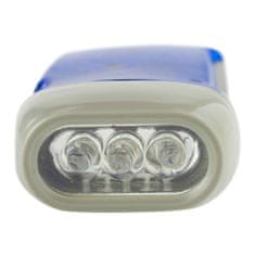 Northix Kézzel működtetett LED zseblámpa - kék 
