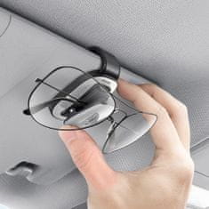 BASEUS Eyewear Clip szemüveg tartó autóba, ezüst