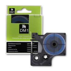 Qoltec zsugorcső DYMO D1/DM1 nyomtatókhoz | 9mm*1.5m | Fehér | Fekete nyomtatás