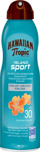 Hawaiian Tropic Island Sport Protective Spray SPF 30, 220ml