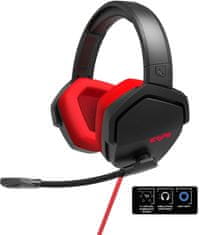 Energy Sistem Gaming Headset ESG 4 Surround 7.1, fekete/piros