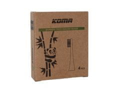 KOMA NK09 - Tanúsított bambusz cserefejek Philips Sonicare HX6014 fogkefékhez