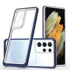 IZMAEL 3in1 Hibrid tok Samsung Galaxy S23 Ultra telefonra KP24561 kék
