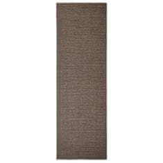 shumee barna szizálszőnyeg kaparófához 80 x 250 cm