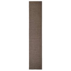 shumee barna szizálszőnyeg kaparófához 66 x 350 cm