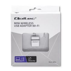 Qoltec vezeték nélküli mini USB adapter Wi-Fi | Standard N