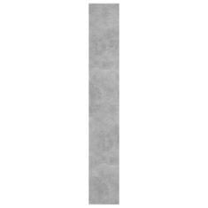 shumee betonszürke könyvszekrény/térelválasztó 60 x 30 x 198 cm