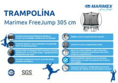 Free jump trambulin, 305 cm