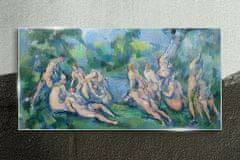 COLORAY.HU Üvegkép Úszás Paul Cézanne 100x50 cm