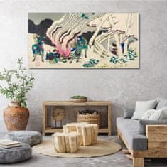 COLORAY.HU Vászonkép Absztrakció Ázsia szamuráj 140x70 cm