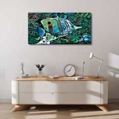 COLORAY.HU Vászonkép Absztrakció állati halak 100x50 cm