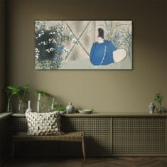 COLORAY.HU Üvegkép Virágfa absztrakció 100x50 cm