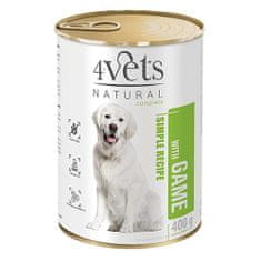 4VETS NATURAL SIMPLE RECIPE vadhússal 400g konzerv kutyáknak