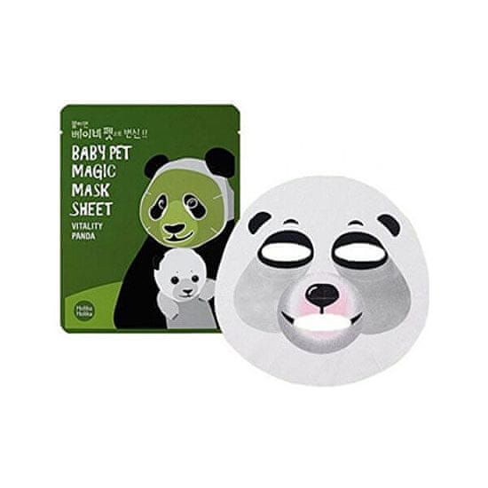 Holika Holika Bőrfeszesítő vászon maszk Baby Pet Magic Vitality Panda (Mask Sheet) 22 ml