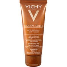 Vichy Hidratáló önbarnító krém arcra és testre Auto bronzant Capital Soleil 100 ml