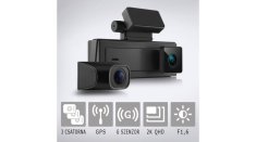 Neoline Neoline G-Tech X63: Professzionális három kamerás autós fedélzeti menetrögzítő, utastér figyeléssel