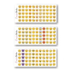 Northix Emoji matricák - 33 különböző motívum 