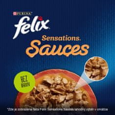 Felix Sensations Sauces pulyka és bárány mártásban 48 x 85 g