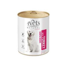 4VETS NATURAL SIMPLE RECIPE pulykahússal 800g konzerv kutyáknak