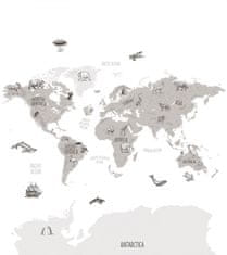 Caselio WORLD MAP 9918 háttérkép a PLAYTIME kollekcióból