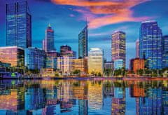 Trefl UFT városkép puzzle: Perth városának tükörképe, Ausztrália 1500 darab