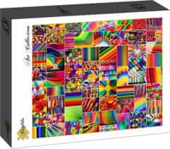 Grafika Puzzle Színes kollázs 2000 db