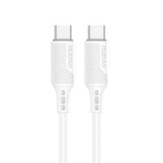 DUDAO L5S kábel USB-C / USB-C PD 100W 1m, fehér