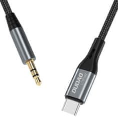 DUDAO L11ProT audio kábel USB-C / 3.5mm mini jack, szürke
