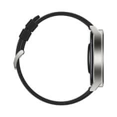 Huawei Watch GT 3 Pro/46mm/ezüst/elegáns szíj/fekete
