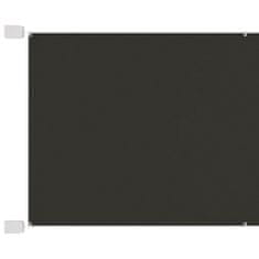 Greatstore antracitszürke oxford-szövet függőleges napellenző 140 x 600 cm