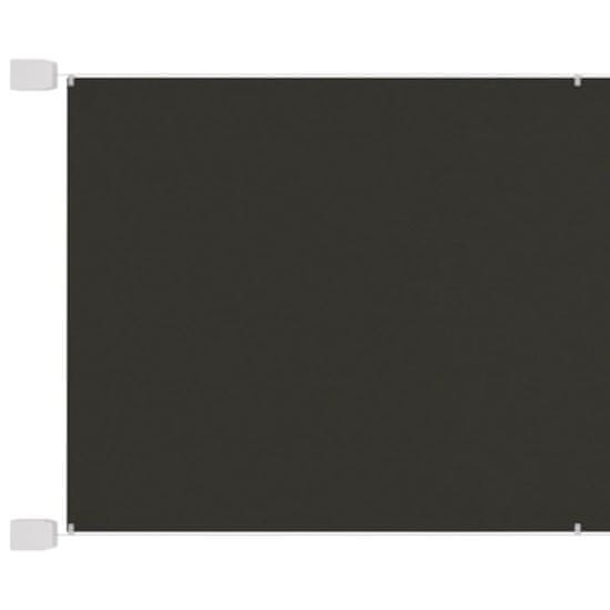 Vidaxl antracitszürke oxford-szövet függőleges napellenző 140 x 600 cm 148216