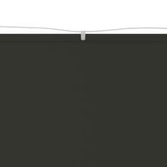 shumee antracitszürke oxford-szövet függőleges napellenző 140x360 cm