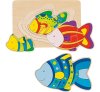 Goki Többrétegű puzzle Fish
