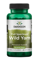 Swanson Full Spectrum Wild Yam (Smlditec Hairy), 400 mg, 60 kapszula