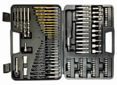 Silver Tools 109 részleges fúró és fúró készlet tokban - csavarhúzó kézikönyvvel