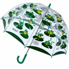 Blooming Brollies Gyerekek átlátszó esernyő béka esernyő SBUFG