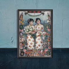 Vintage Posteria Poszter képek Kínai Kwong Sang Hong A4 - 21x29,7 cm