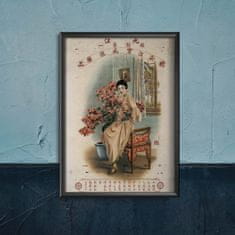 Vintage Posteria Poszter képek Ékszerüzlet Bao Cheng A4 - 21x29,7 cm