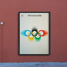 Vintage Posteria Poszter Olimpiai játékok Montrealban A4 - 21x29,7 cm