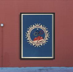 Vintage Posteria Fali poszter Téli olimpiai játékok Olaszországban A4 - 21x29,7 cm