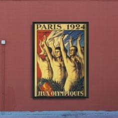 Vintage Posteria Fali poszter Olimpiai Játékok Párizsban A1 - 59,4x84,1 cm