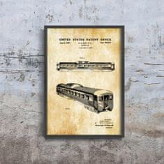 Vintage Posteria Plakát US Locomotive A2 - 42x59,4 cm