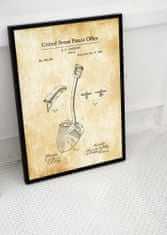 Vintage Posteria Retro plakát Anthony Patent Globe USA A4 - 21x29,7 cm