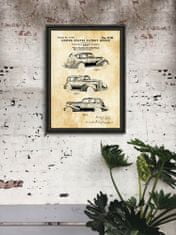 Vintage Posteria Plakát Szabadent Lasalle Automobile A2 - 42x59,4 cm